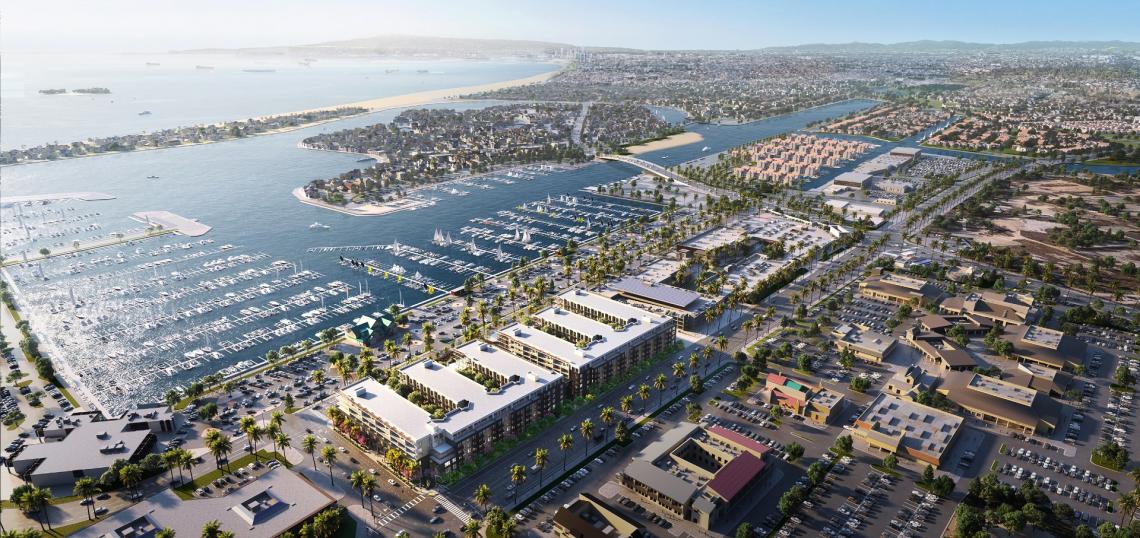 Fresh renderings for Onni Marina Shores at 6500 Pacific Coast Highway